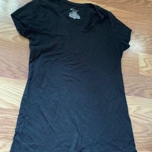 Plain black tee